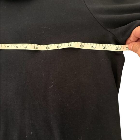 COS A-Line Turtleneck Mini Dress Navy City Chic Minimalist, size M - Picture 3 of 5